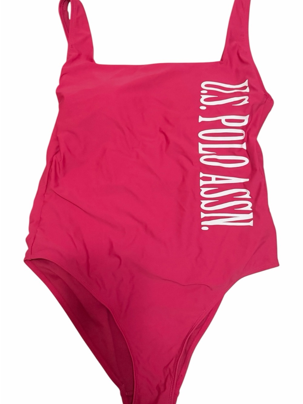 U.S. Polo Assn. Hot Pink One-Piece Swimsuit NWOT